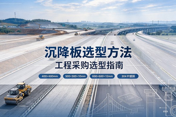 濂溪沉降板选择方法
