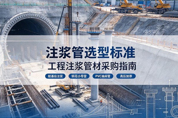 濂溪注浆管选型标准