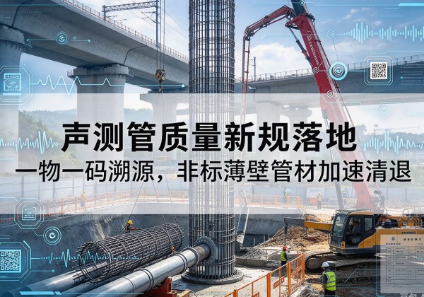 濂溪声测管质量新规落地，一物一码溯源，非标薄壁管材加速清退