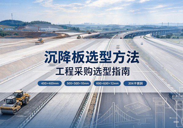 濂溪沉降板选择方法